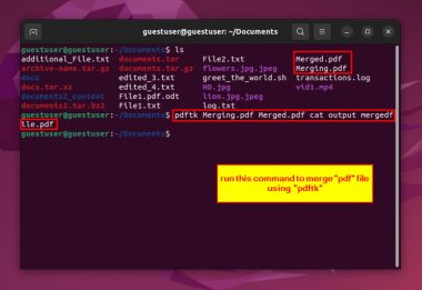 How to Merge PDF Linux [4 Easy Methods]