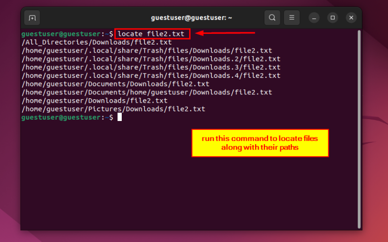 searching files along with their path